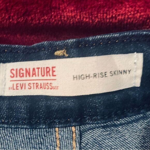 Levi’s Denim Signature High Rise Skinny Jeans - Picture 5 of 9